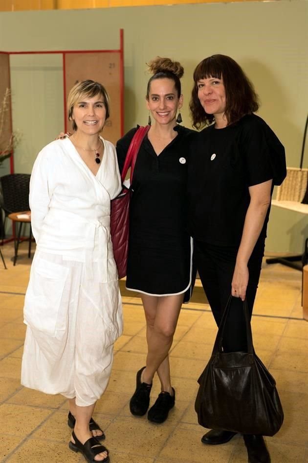 Cecilia Hurtado, Rocío Sáenz e Isabel Moncada.