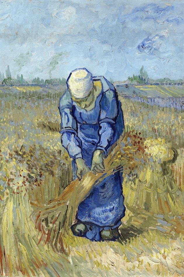 'Mujer campesina atando gavillas' de 1889.