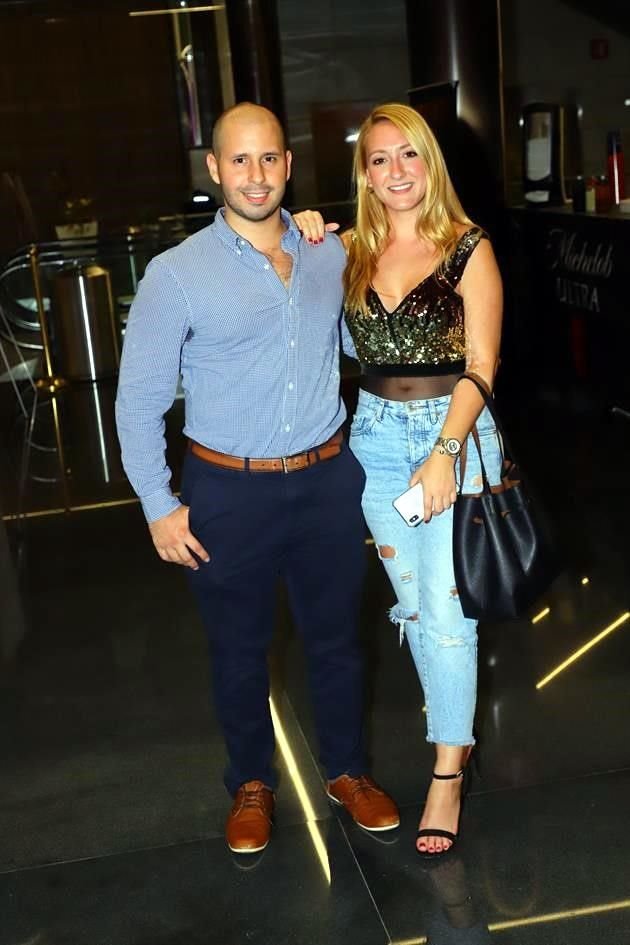 Mauricio Delgado y Jocelyn Martínez