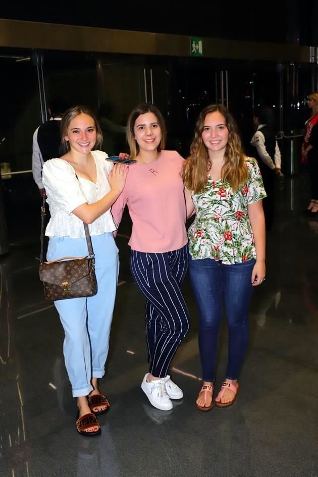Ale Garza, Rebeca Martínez y Mariana Garza