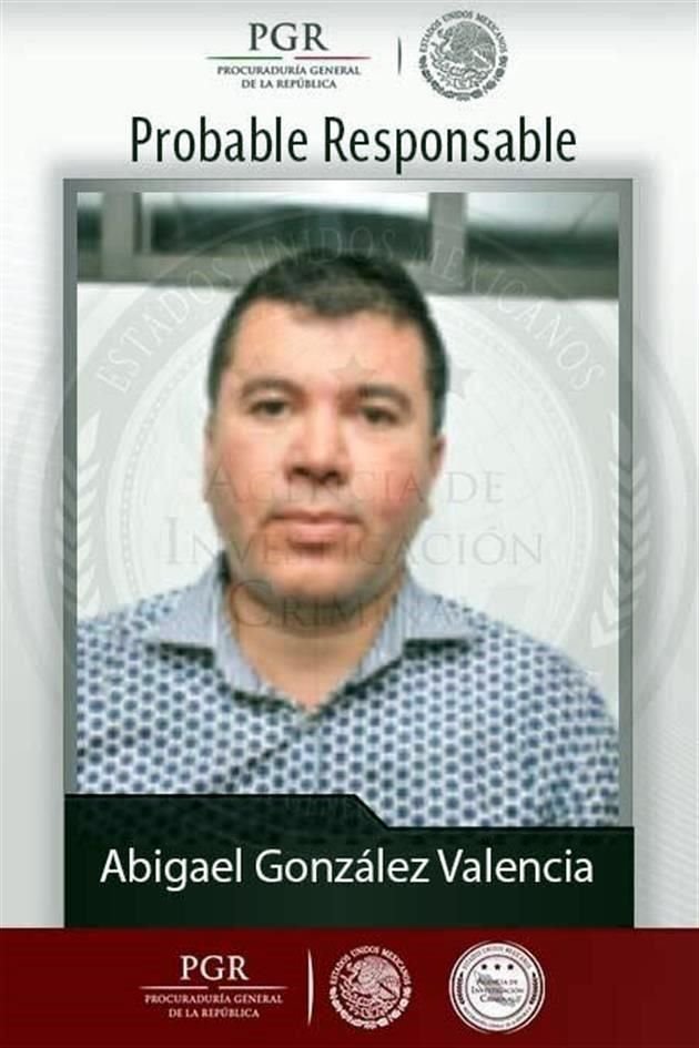Abigael González Valencia permanece detenido en el Altiplano.