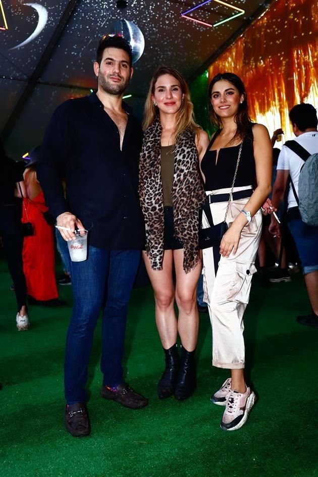 Eduardo Ramírez, Bárbara González y Ana Sofía Villegas