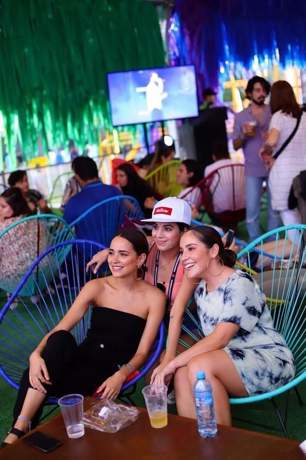 Claudia Cantú, Melissa Muñoz y Estefanía Rodríguez