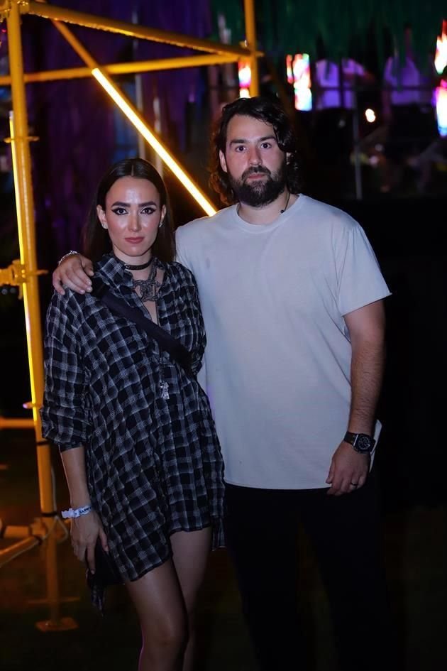 Michelle Romo de Garza y Benjamín Garza