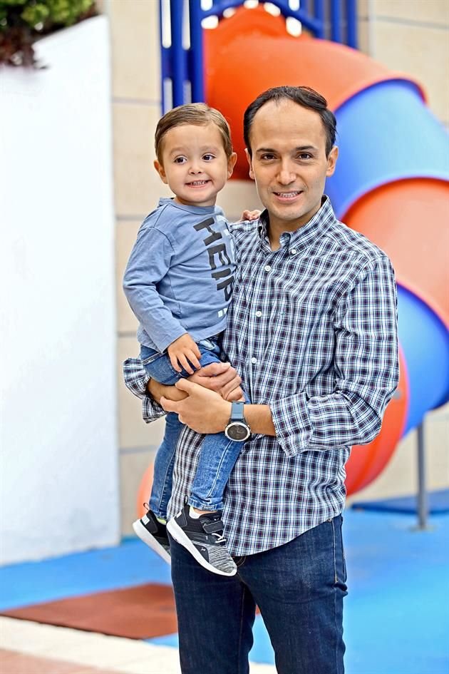 Matías y Héctor Amaya en Oakhill.