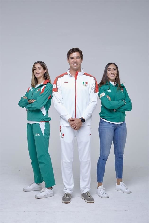 Paola Morán, Carlos Lamadrid y Daniela Rodríguez