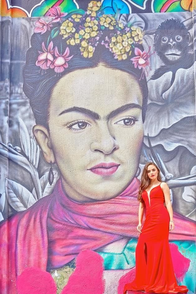 Linett Ramírez posa en 'La Frida' de Exparte Pixkatl.