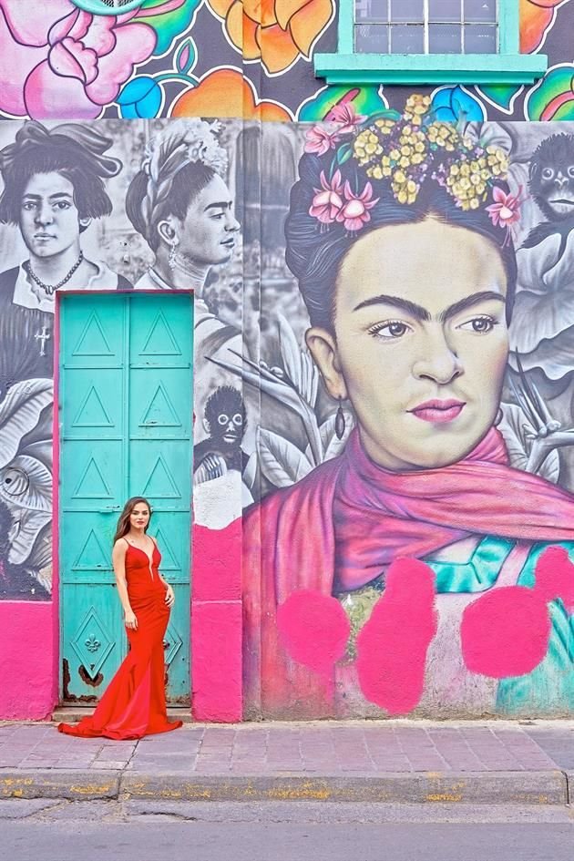Linett Ramírez posa en 'La Frida' de Exparte Pixkatl.