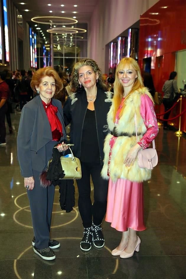 Anita Brunell, Érika González Brunell y Nancy Guzmán