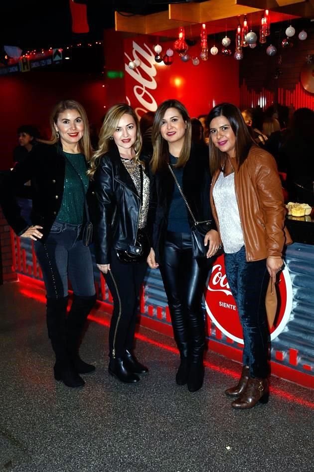 Nancy Espinosa, Claudia Garza, Sara Viniegra y Celi García