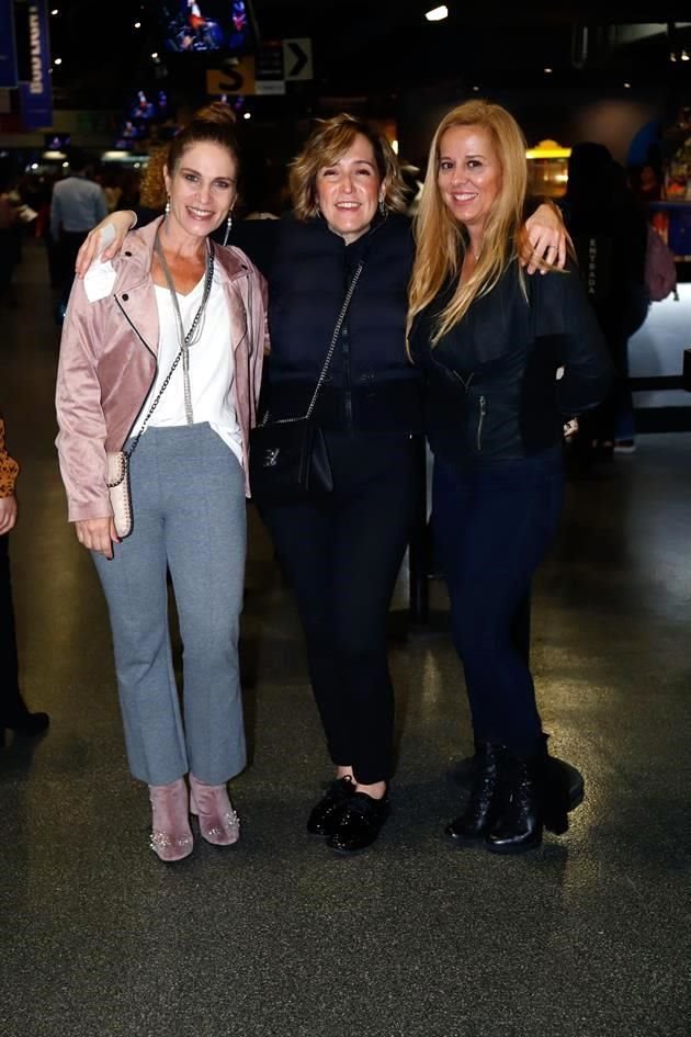 Dina Goldberg, Eugenia López y Margarita Barbosa