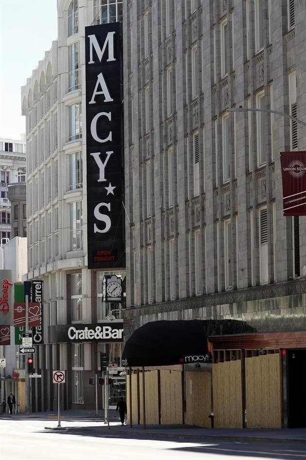 Tienda de Macy's cerrada en Union Square en San Francisco, California.