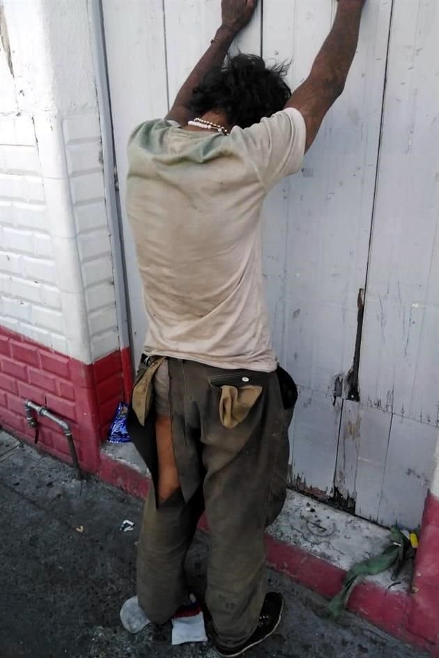 El presunto responsable es un hombre en situación de calle que se encontró en posesión de la escultura.