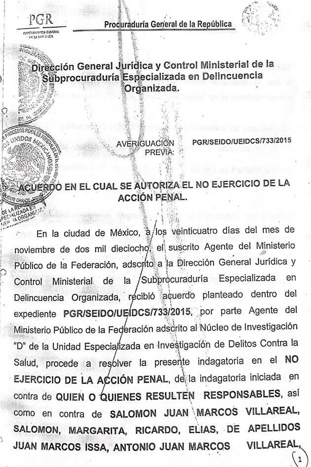 Por el presunto delito de falsificación de documentos, la FGR pretende imputar al abogado Marco Antonio del Toro Carazo y sus colaboradores.