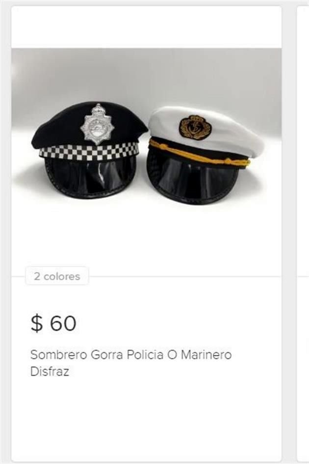También cascos policiales.