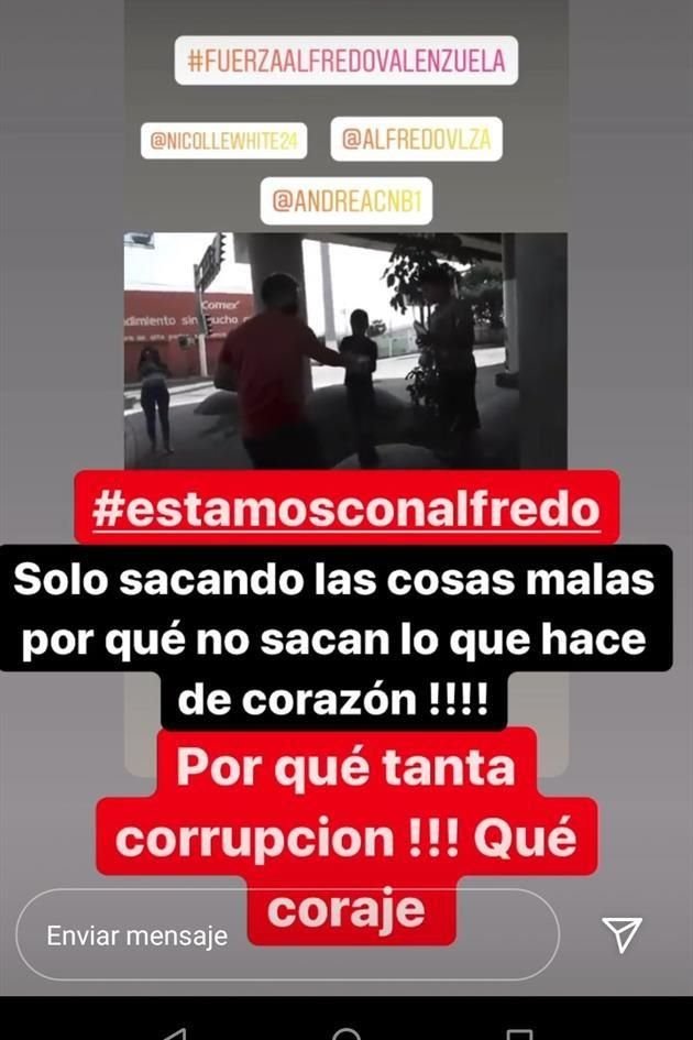 Amigos del youtuber Alfredo Valenzuela piden la liberación del joven luego de que fue detenido por delitos contra representantes de la autoridad.