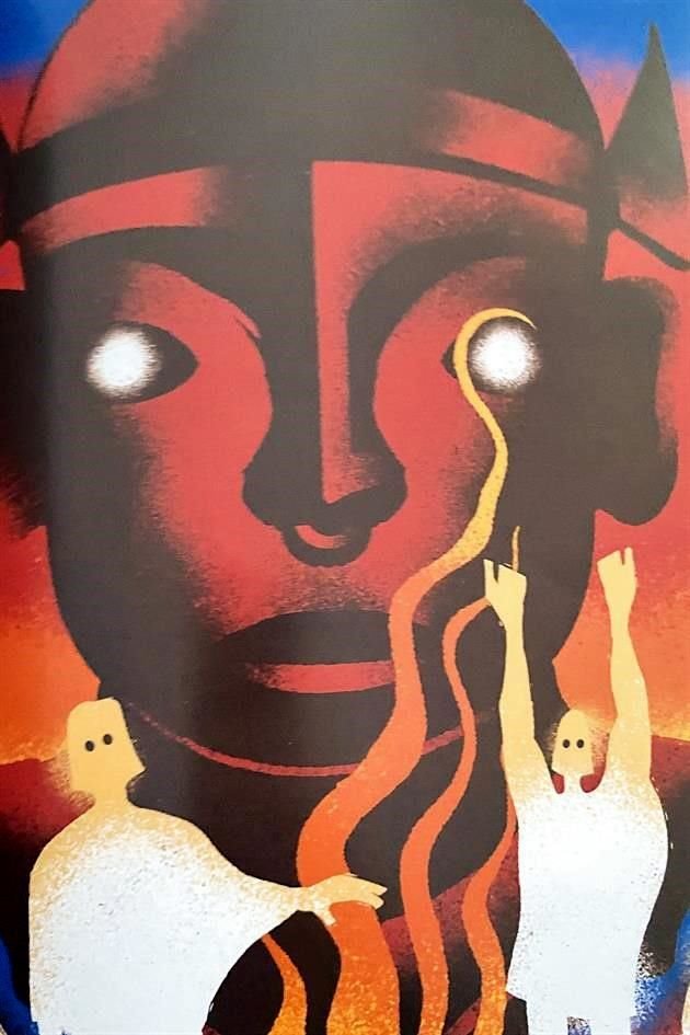 Ilustracin del libro 'Tenamaxtle'.