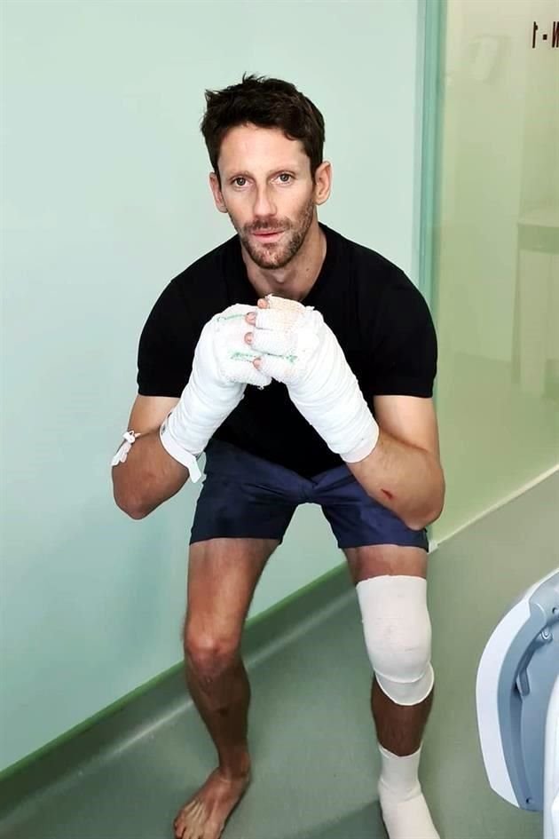 Romain Grosjean sería dado de alta mañana.