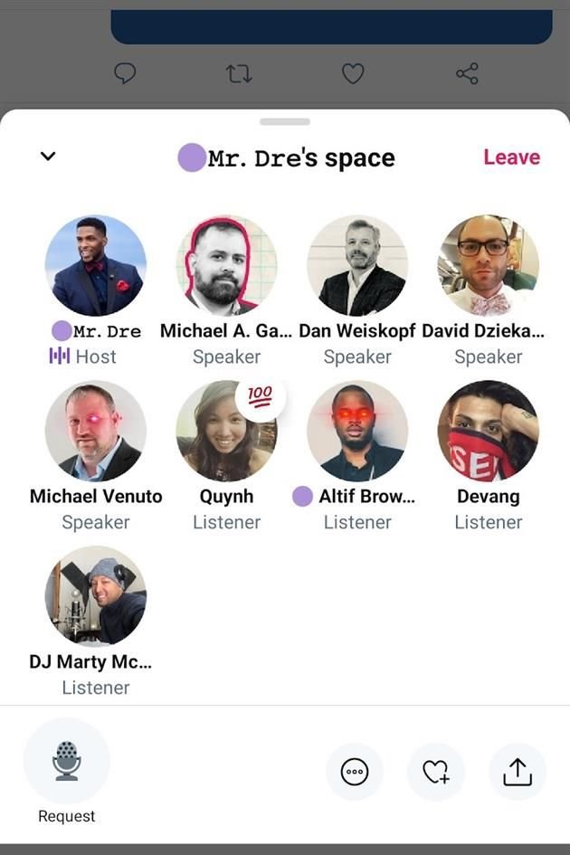 Spaces, disponible sólo para Android, es la función en la que los y las usuarias entrarán a salas de conversaciones de audio en tiempo real.