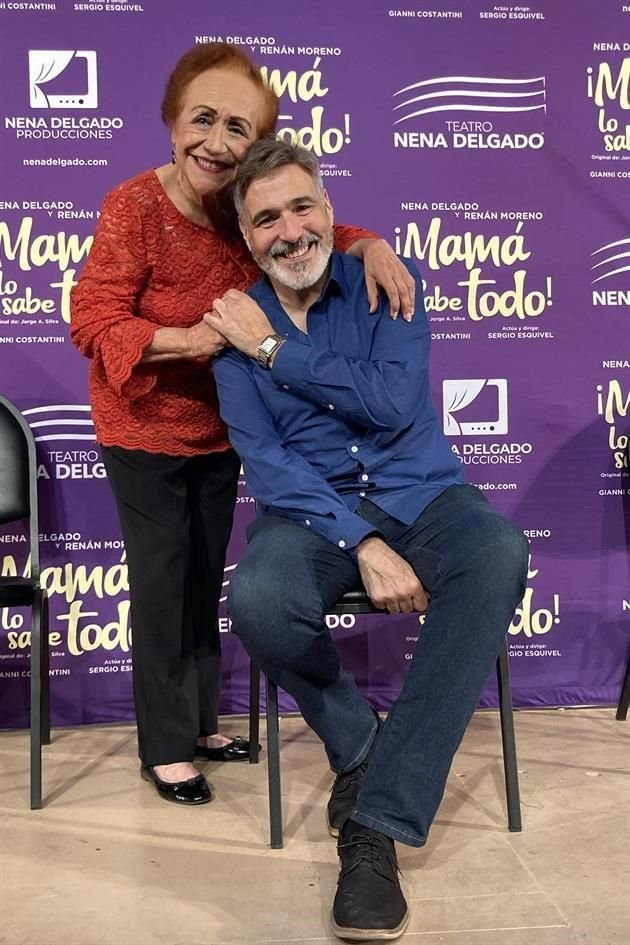 Los actores Nena Delgado y Renán Moreno fusionan sus estilos de trabajo en la puesta en escena que se estrenará el 4 de noviembre.