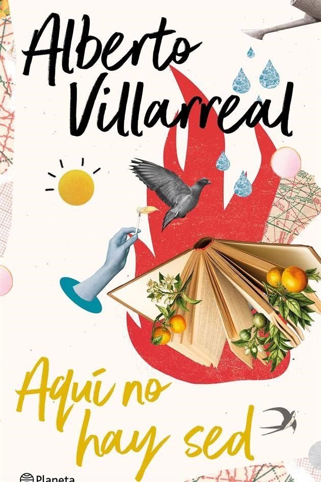 Portada del poemario Aquí no hay Sed, de Alberto Villarreal.