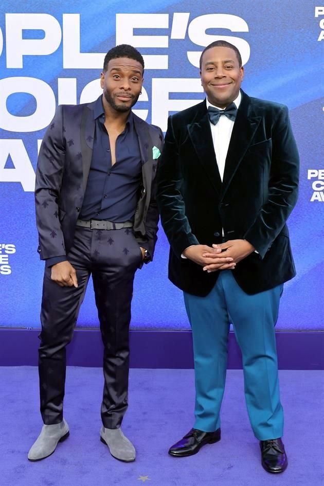 El dúo cómico conformado por Kel Mitchell y Kenan Thompson emocionaron a los fans por su paso por la alfombra.