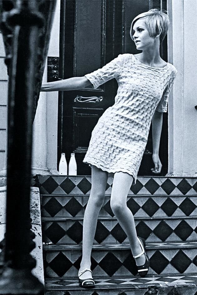 Otra de sus inspiraciones fue la supermodelo Twiggy.