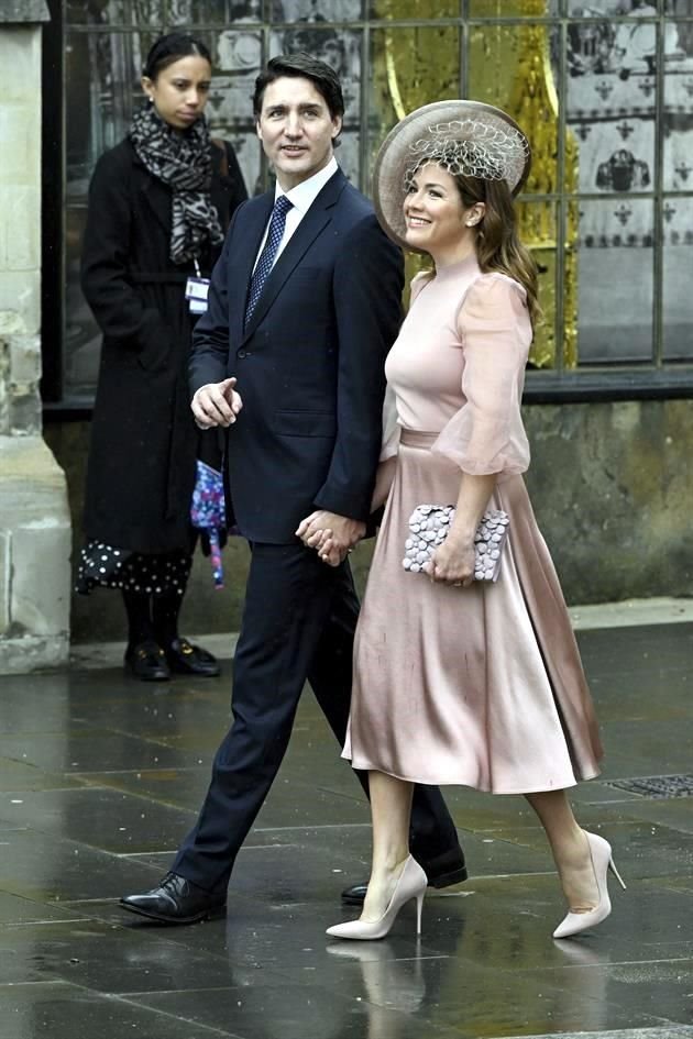 El Primer Ministro canadiense Justin Trudeau y su esposa Sophie Trudeau.