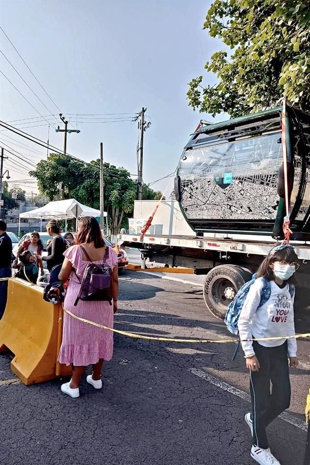 La góndola busca generar aceptación entre los opositores a que el Cablebús cruce por las escuelas.