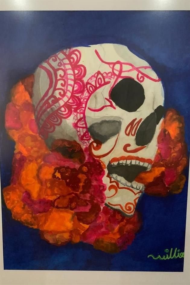 Pieza de la exposición 'El Fraile de la Calavera', en Casa Cigales.
