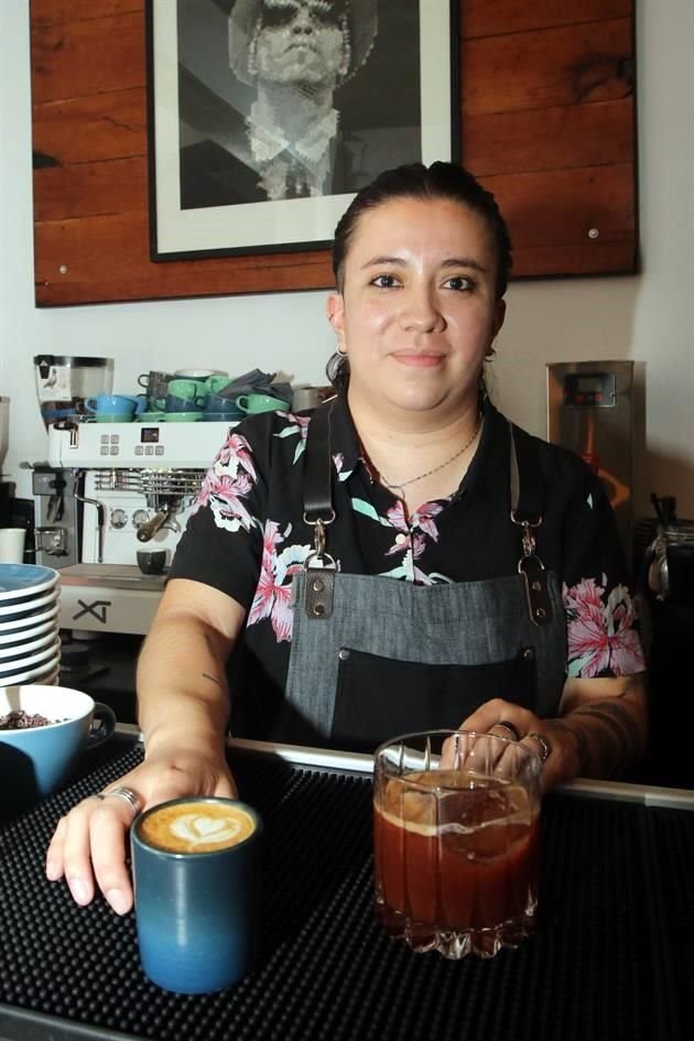 Lizeth Jiménez es barista desde hace 5 años en el restaurante y cafetería palReal.