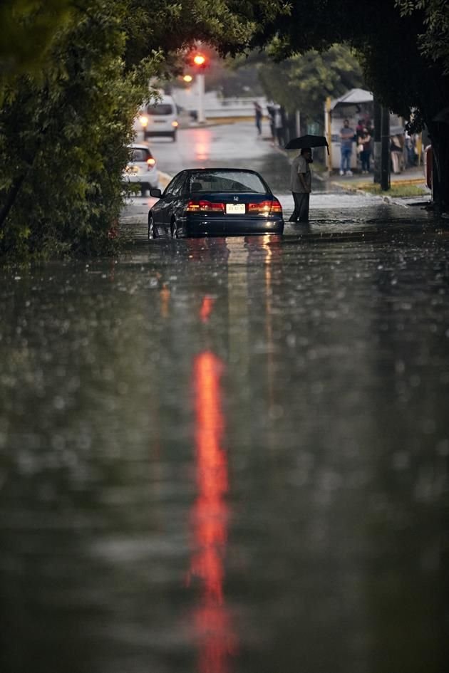 El sur de la Ciudad fue de las zonas más castigadas por la lluvia.