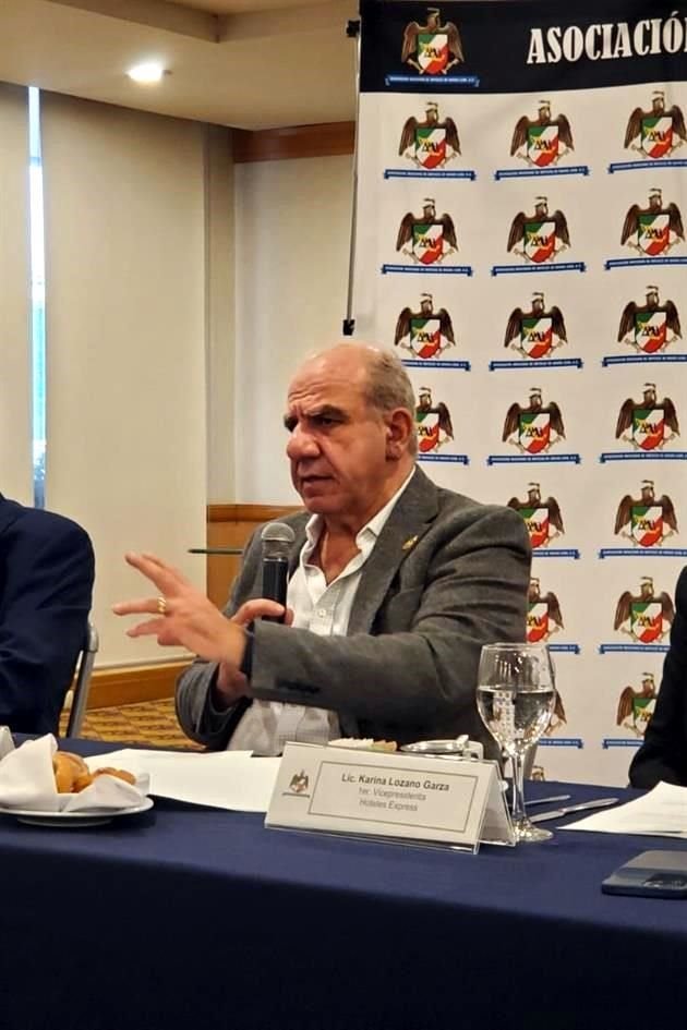 Jesús Nader Marcos, presidente de la Asociación de Mexicana de Hoteles de Nuevo León
