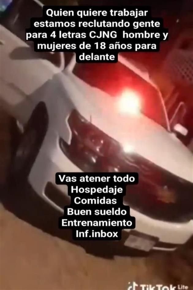 En TikTok, supuestos reclutadores del crimen organizado ofrecen miles de pesos semanales a cambio de enlistarse en sus filas.