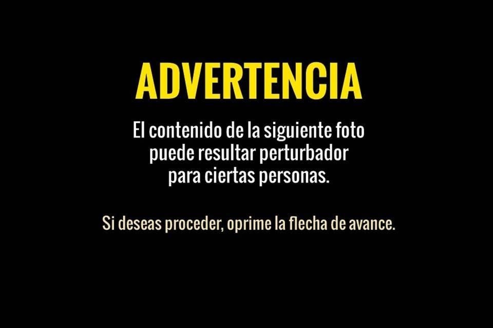 Advertencia: Contenido sensible.