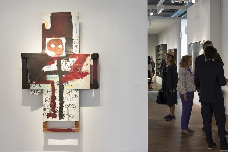 'Crisis X' (1982) es una de las obras de Jean-Michel Basquiat ofrecidas en Art Basel.