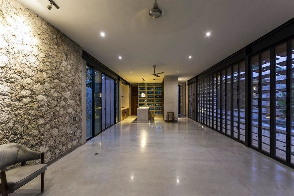 Otra forma de integrar este elemento en el interior de una casa es en el piso.