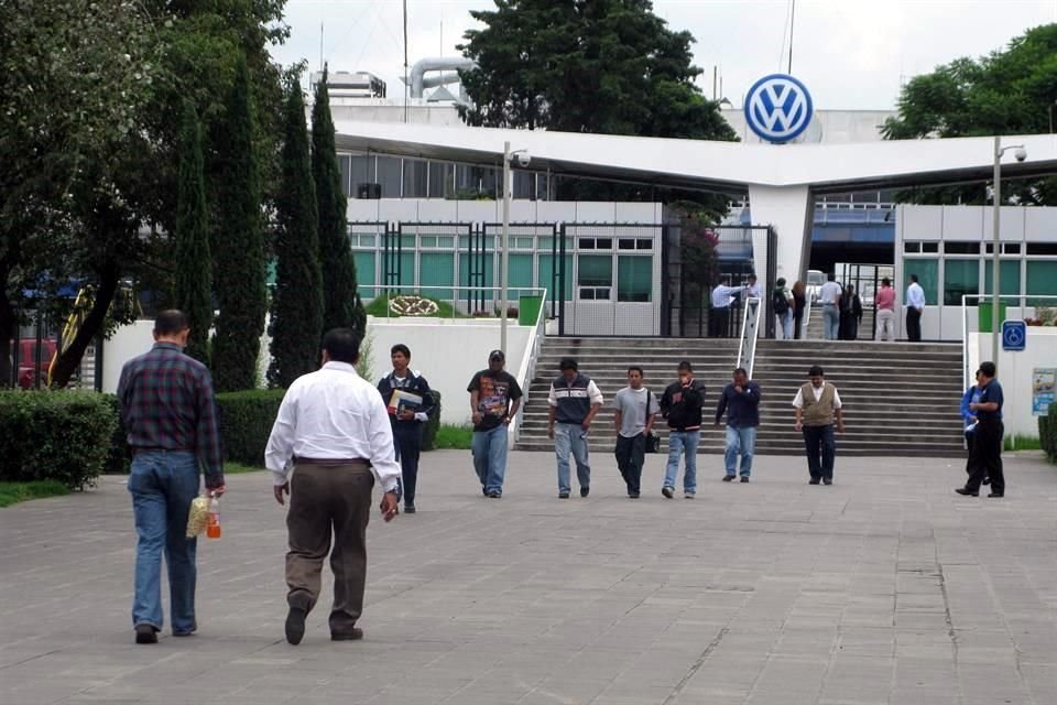 La planta de Volkswagen en Puebla fabrica los autos Jetta, Golf, Beetle y el SUV Tiguan.