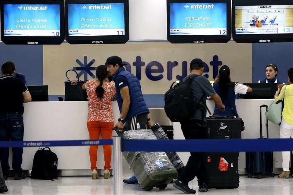 La Profeco explicó que la recuperación de 2 millones 93 mil pesos fueron resultado de 259 conciliaciones con pasajeros afectados por los vuelos cancelados de Interjet.