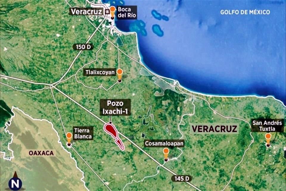 Pemex pretende realizar una inversión de 6 mil 404 mdd para el campo terrestre Ixachi.