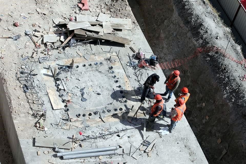 La construcción sobresalió en abril, con un repunte mensual de 2.18 por ciento.