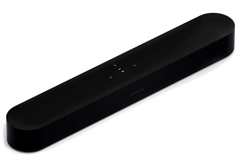 La barra de sonido de Sonos, Beam, está disponible en negro y blanco y cuenta con 5 altavoces distribuidos para transmitir el audio con mayor amplitud.