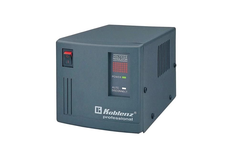 Para cuidar tu caja registradora, notebook, tableta, escáner o fotocopiadora, aprovecha el regulador de voltaje ER-2800 de Koblenz, diseñado para equipos de cómputo y oficina.