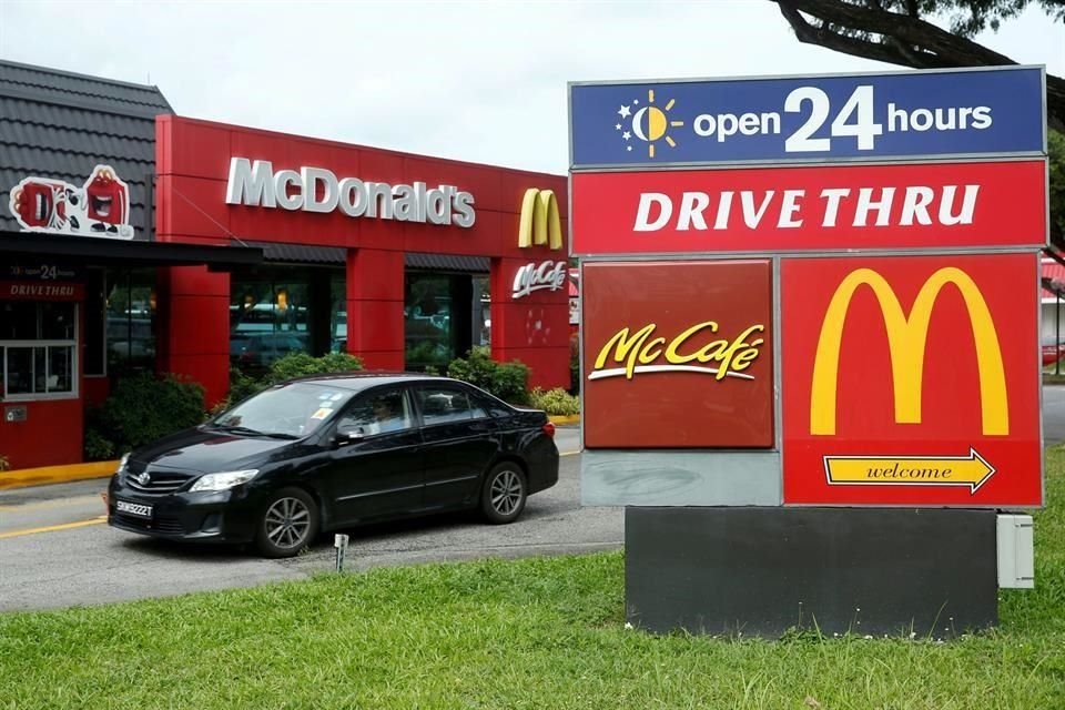 Las ventas de McDonald's en Estados Unidos subieron 2.4 por ciento en el trimestre.