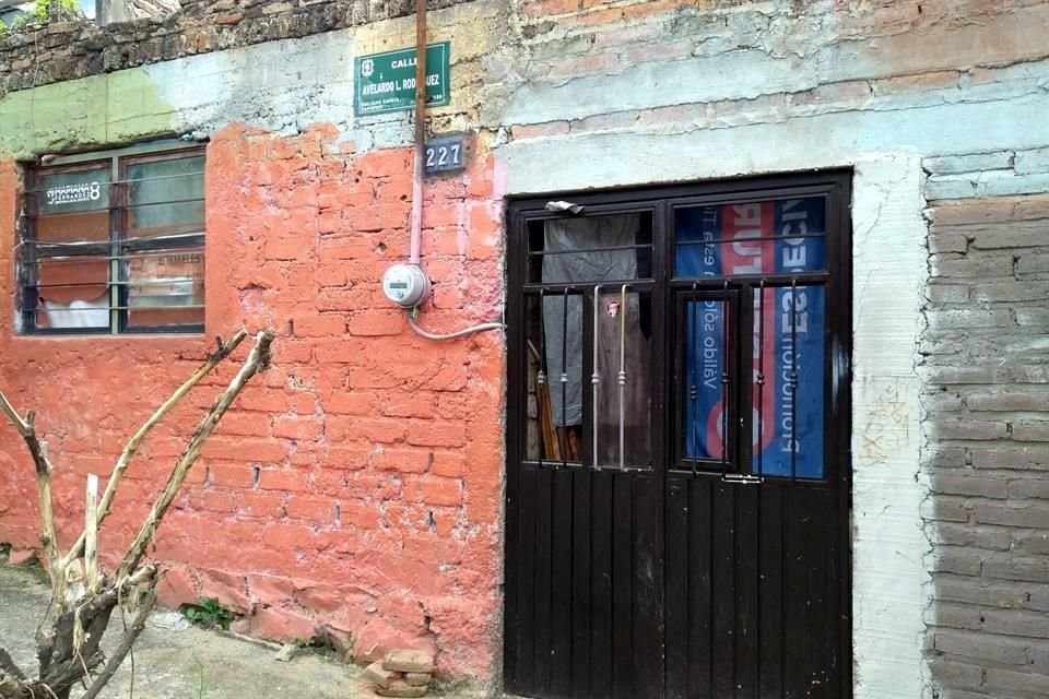 Aunque los puntos deben ser sitios de acceso público, en el inventario figura el domicilio Abelardo Rodríguez 227, Colonia Emiliano Zapata, en Zapopan, que es esta vivienda.