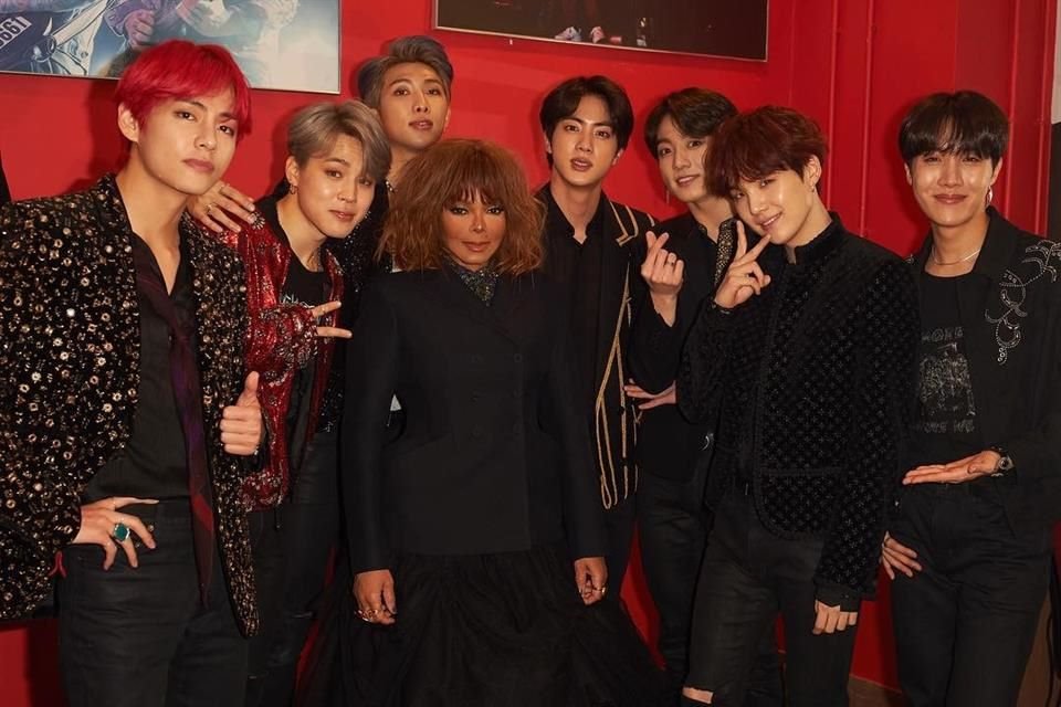 Janet Jackson no dudó en compartir en sus redes sociales su encuentro con BTS.