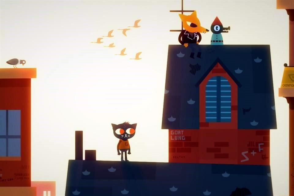 En Night in the Woods seguirás la historia de Mae, una gatita que abandonó la universidad por causas misteriosas.