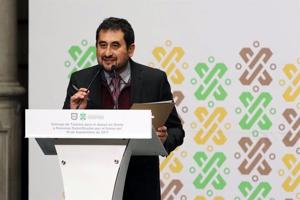 César Cravioto, comisionado para la reconstrucción de CDMX.
