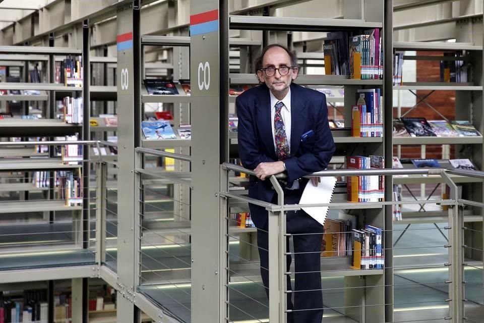 Daniel Goldin, escritor y editor, dirigió la Biblioteca Vasconcelos de marzo de 2013 a enero de 2019.