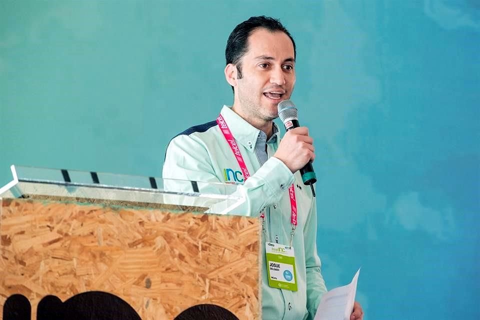 Josué Delgado, director del festival de emprendimiento INCmty.